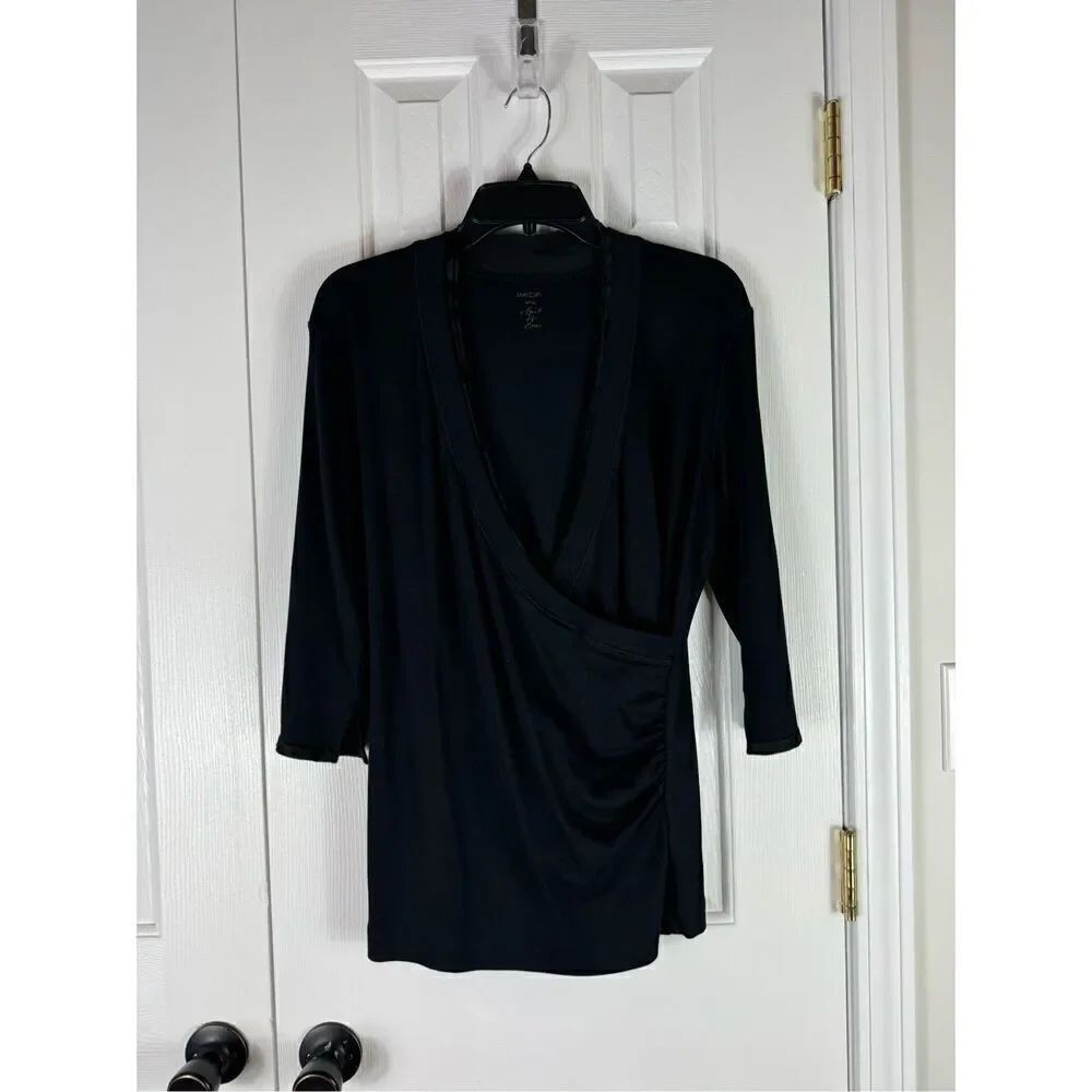 Marc Cain Womens BlackโBlouseโSizeโ6